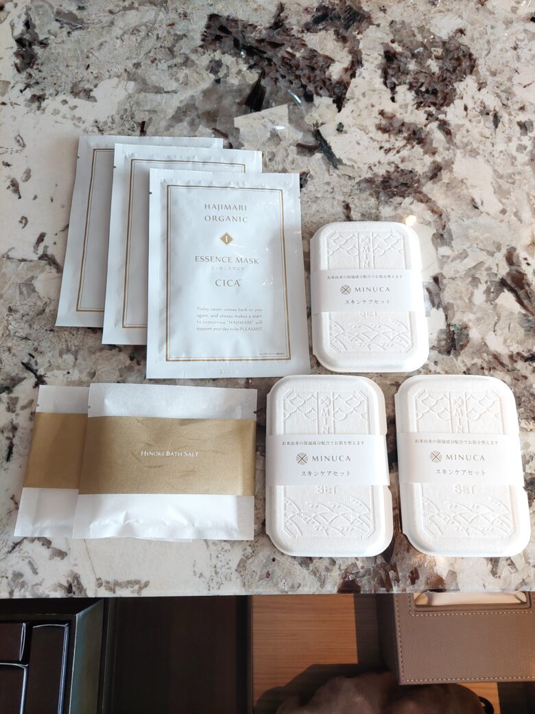 大阪ステーションホテル　スキンケア　パック