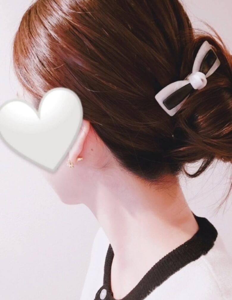 バレッタ　ヘアアレンジ