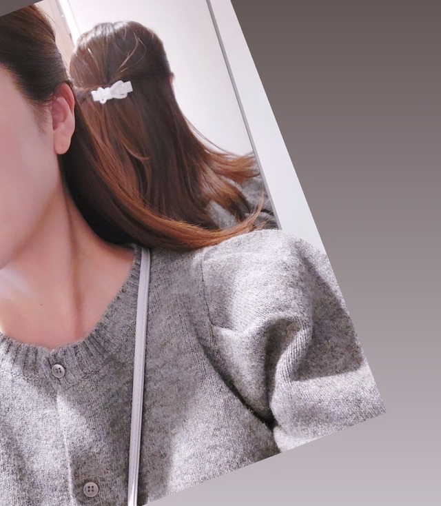 バレッタ　ヘアアレンジ