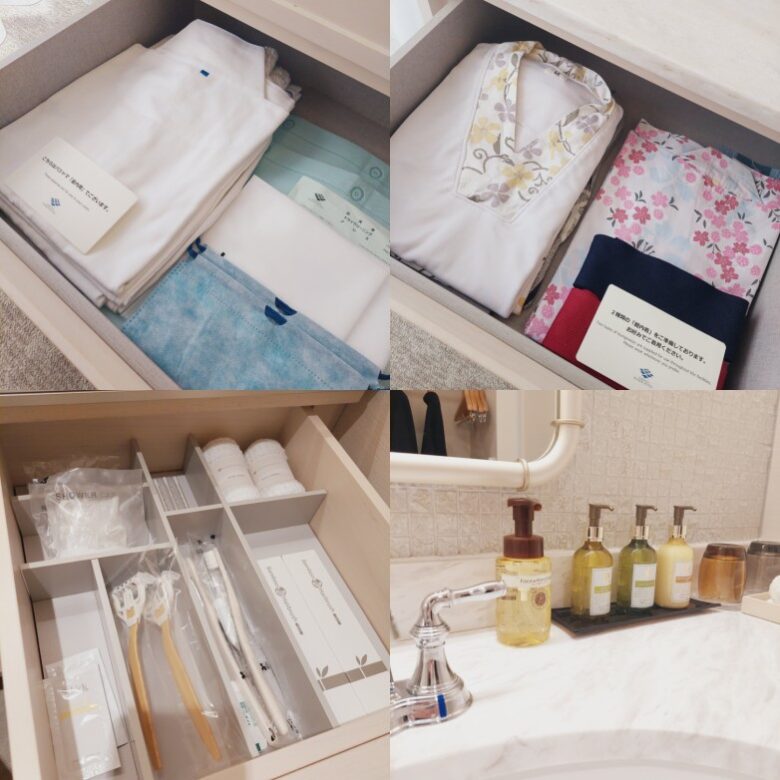 唐津シーサイドホテル　館内着　浴衣　パジャマ