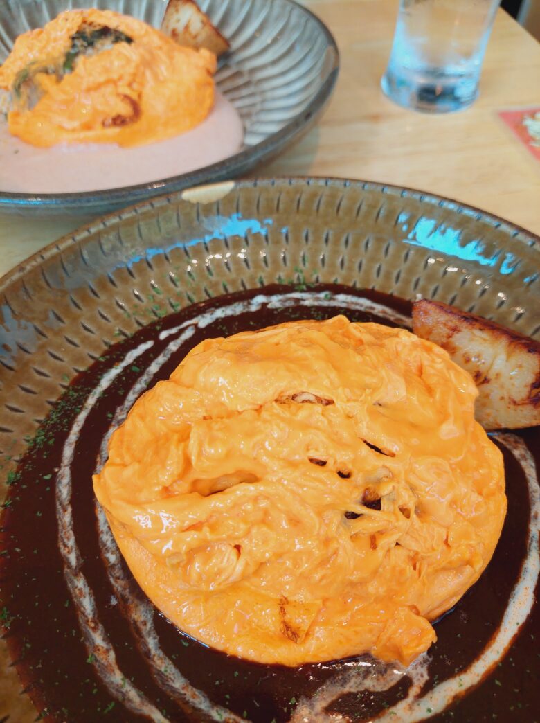 はんばーぐとおむらいすのお店　いくら