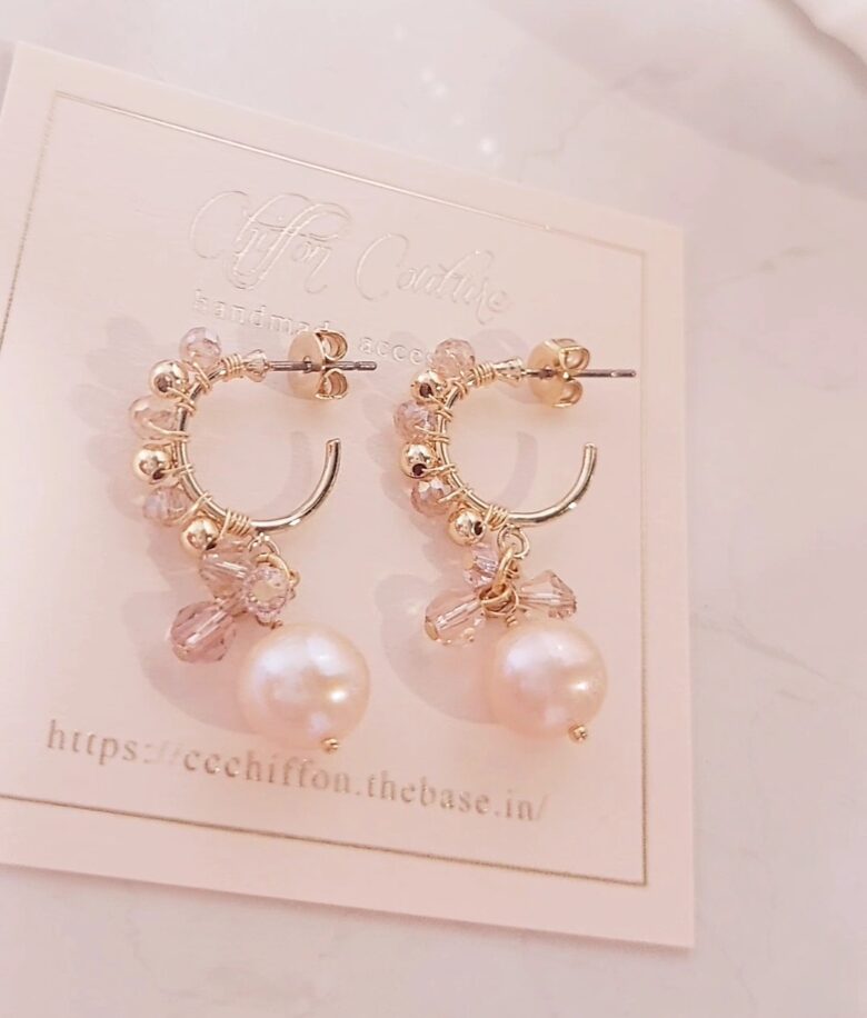 ハンドメイドピアス